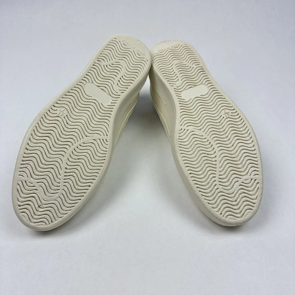 Oliver Cabell Court Sneakers Mens 41 Cream Grey Leather Low‎ Top Made in Italy